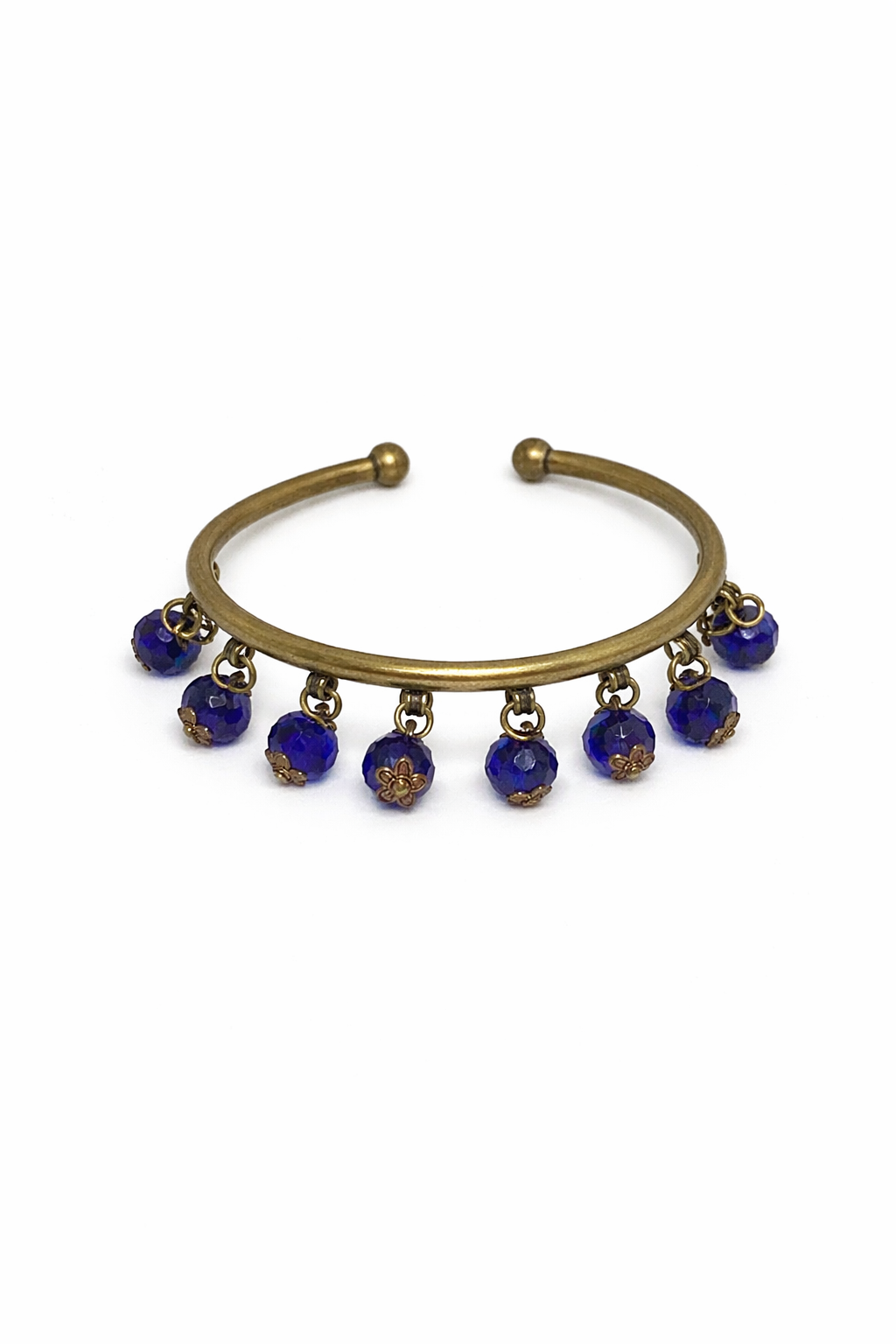 JAMAL· Bracelet Bronze Lapis-Lazuli Perles · Bijou Ethnique Égypte · Mohissa K