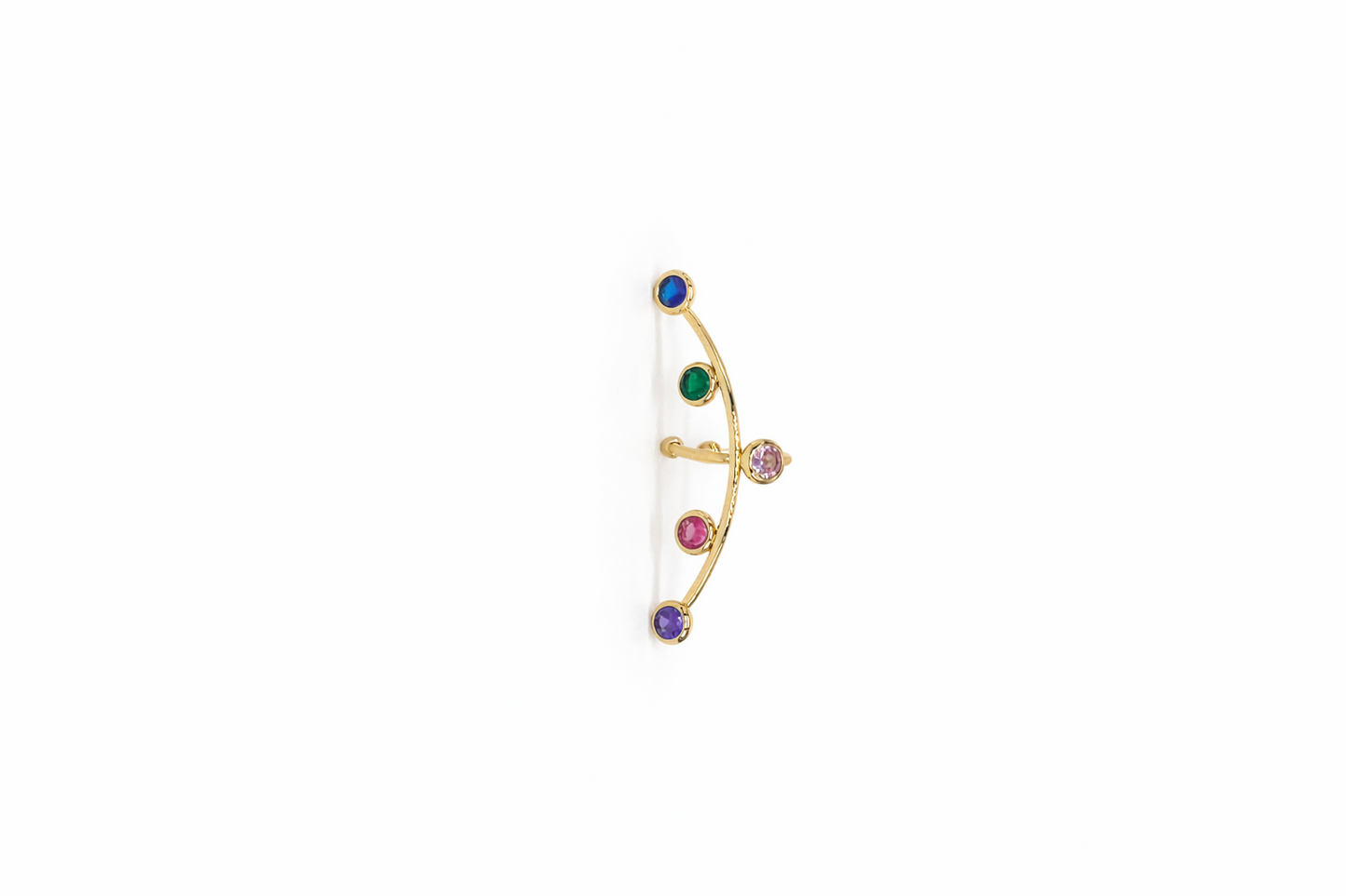 SOFA Ear Cuff Contour d'Oreille Doré Cristaux · La Sélection Mohissa K