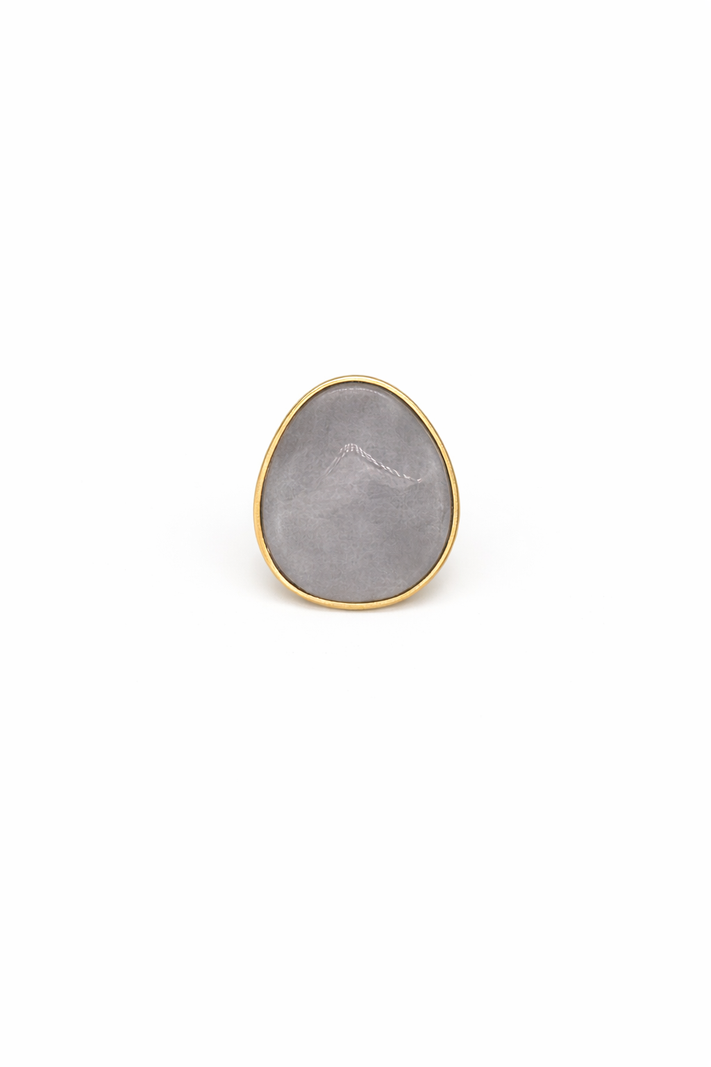 LAMIRATA · Bague Statement Acier Doré · La Sélection Mohissa K