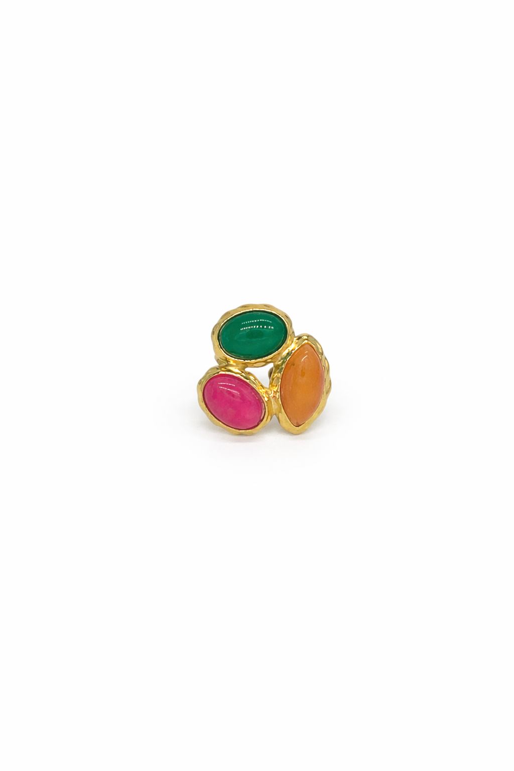 ZAYINDA · Bague Statement Acier inoxydable Doré · La Sélection Mohissa K