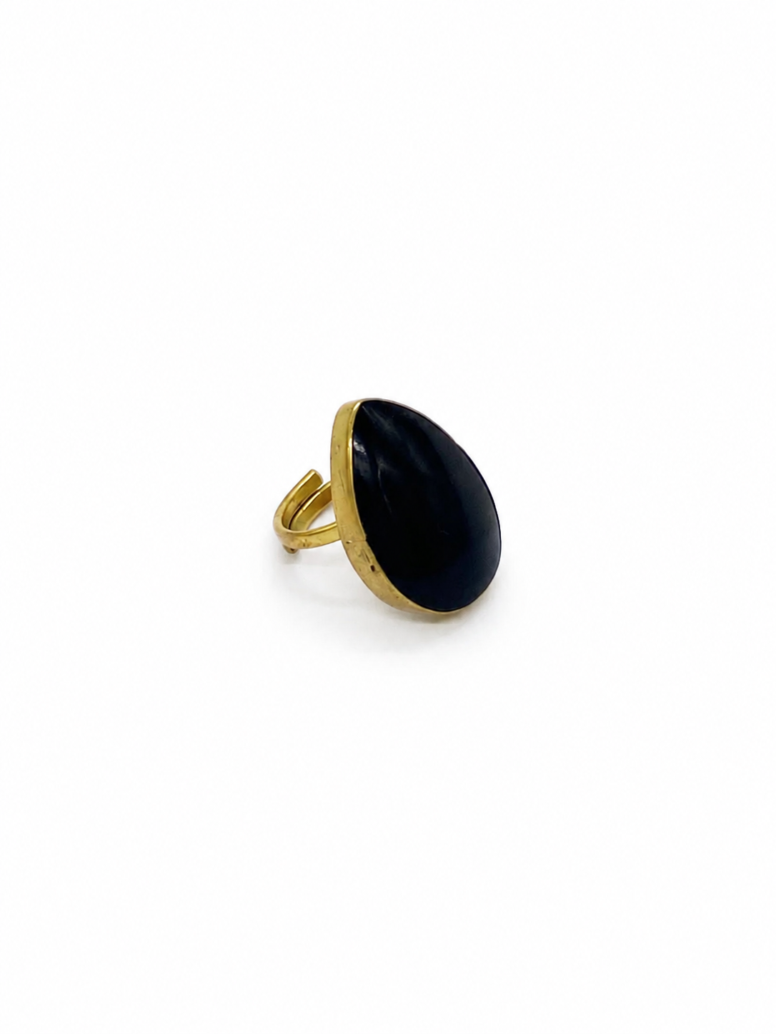 AYODE · Bague en forme de goutte Bronze• Terre kenya