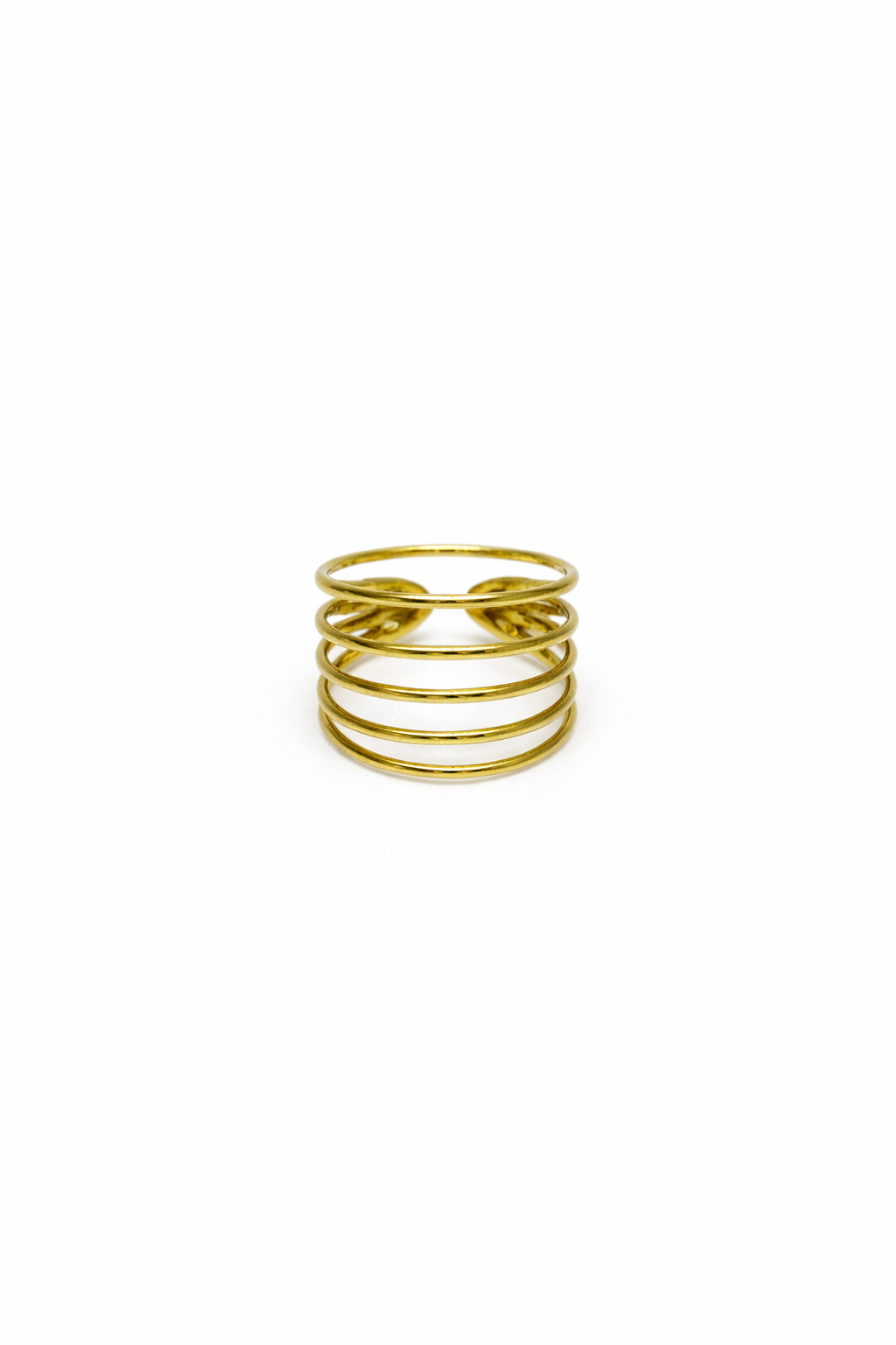 KESIA · Bague Acier Inoxydable Doré · La Sélection Mohissa K