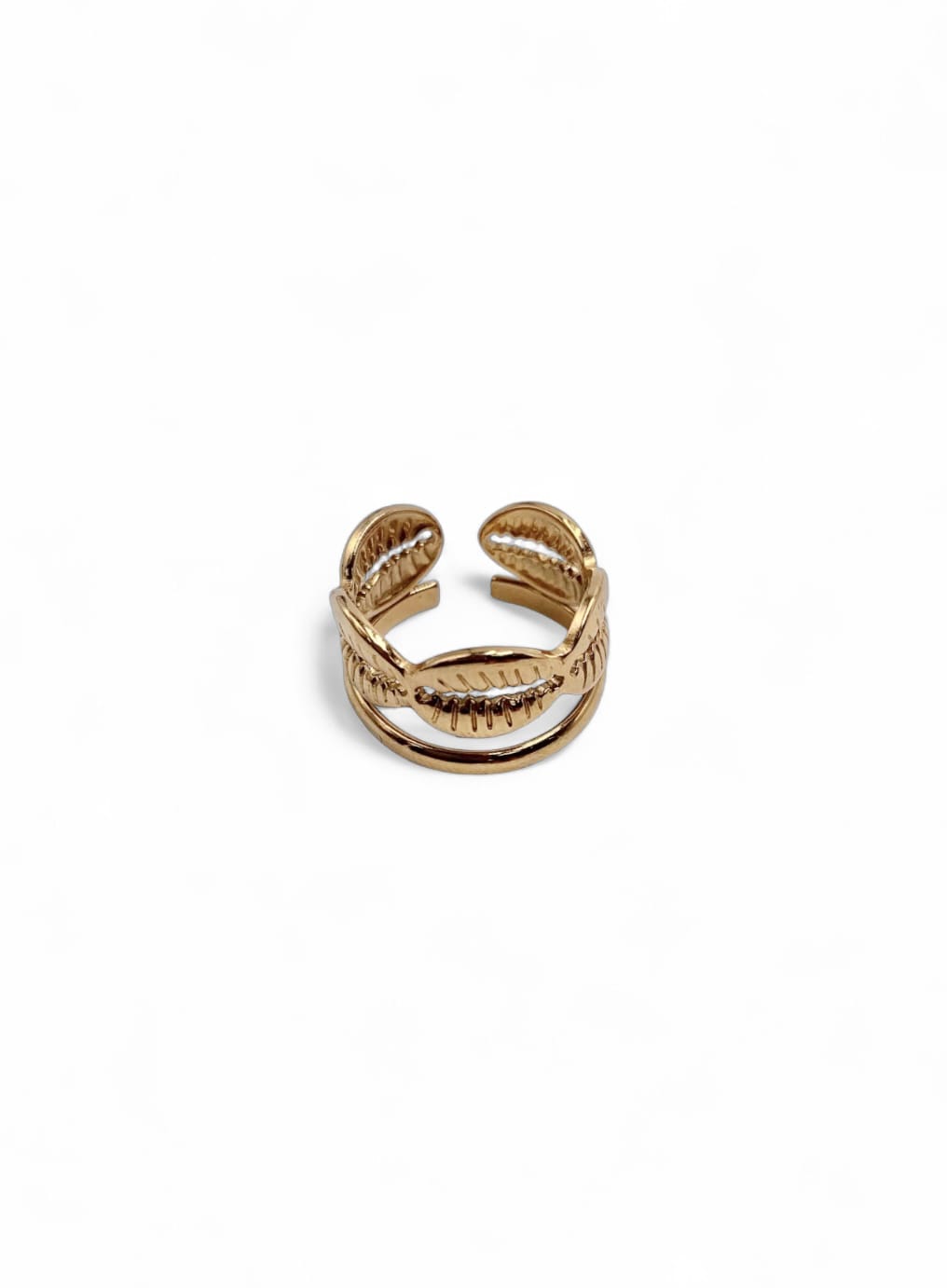 KAUREA · Bague Acier Inoxydable Doré · La Sélection Mohissa K