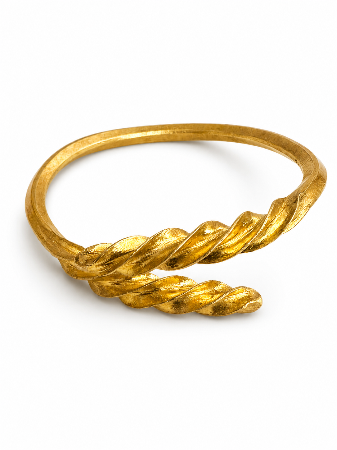Djenaba Bracelet Fulani torsadée Manchette Africaine • Terre Mali