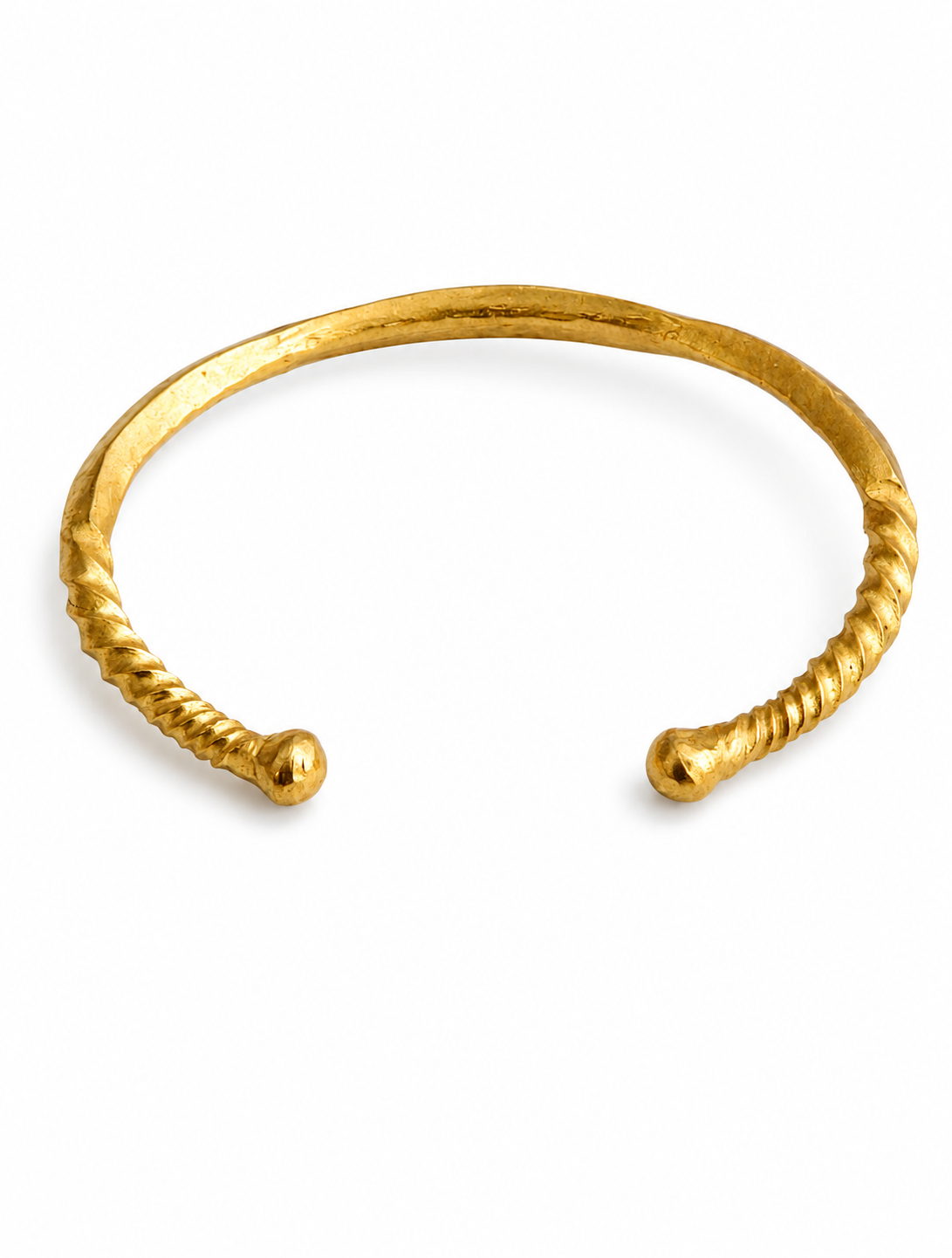 LALiYA - Bracelet Manchette en Bronze • Terre Mali
