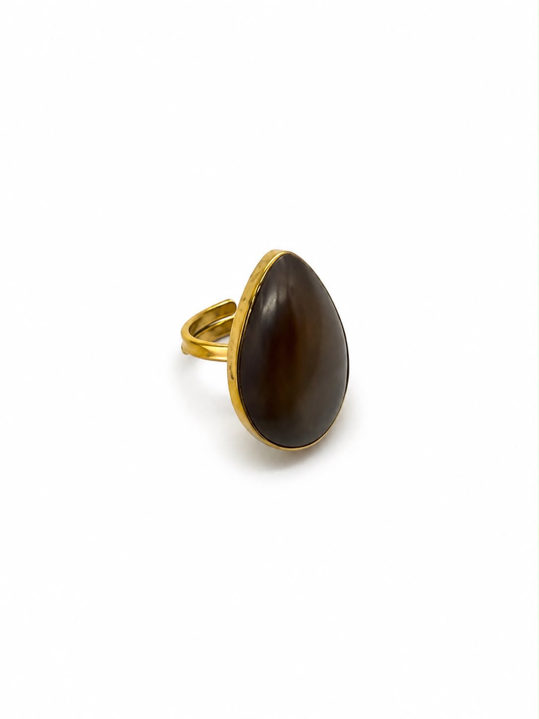 LITANI Bague en Bronze et Os •Terre Kenya