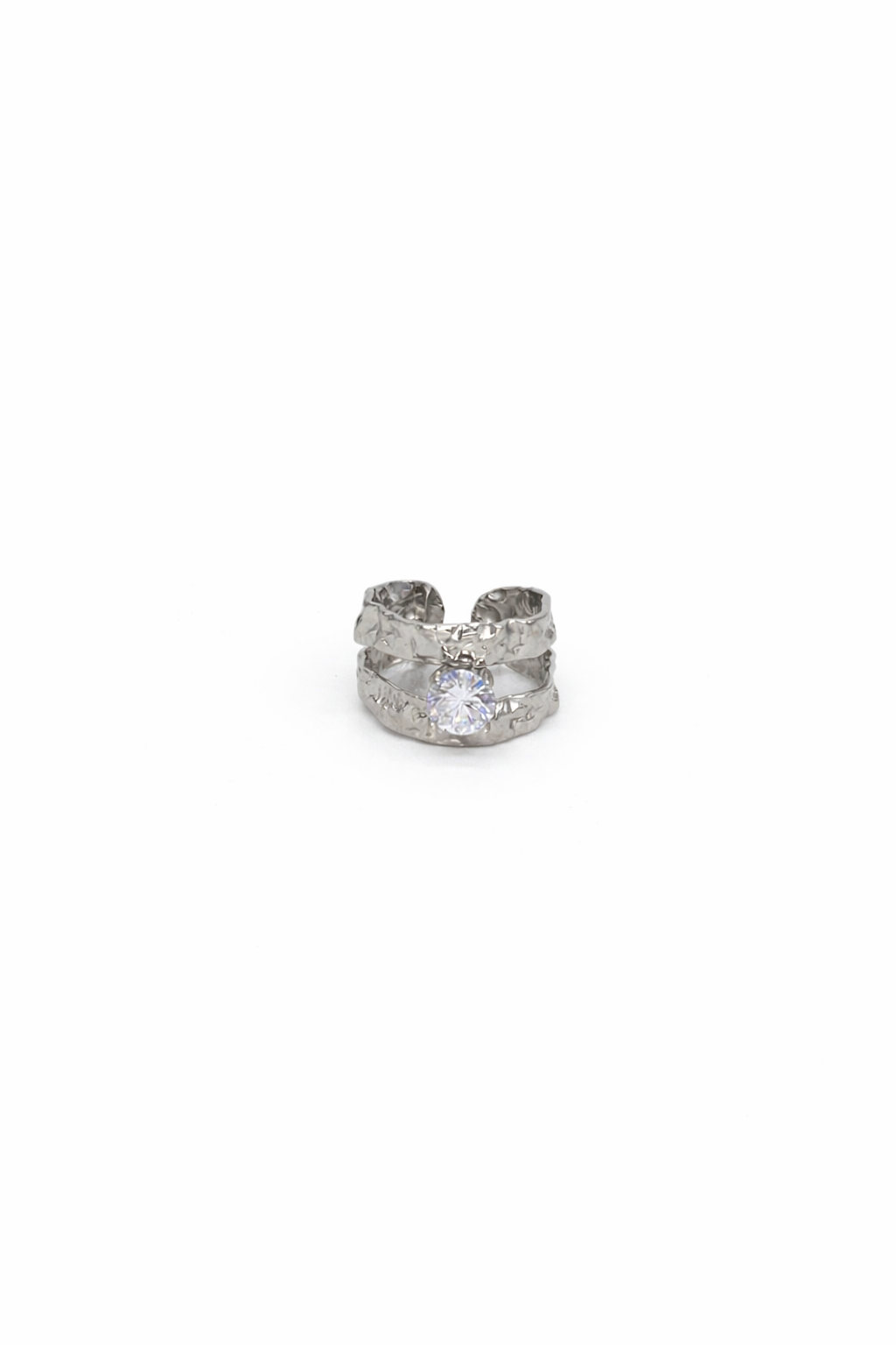 NUBIA · Bague Statement Acier inoxydable Doré · La Sélection Mohissa K