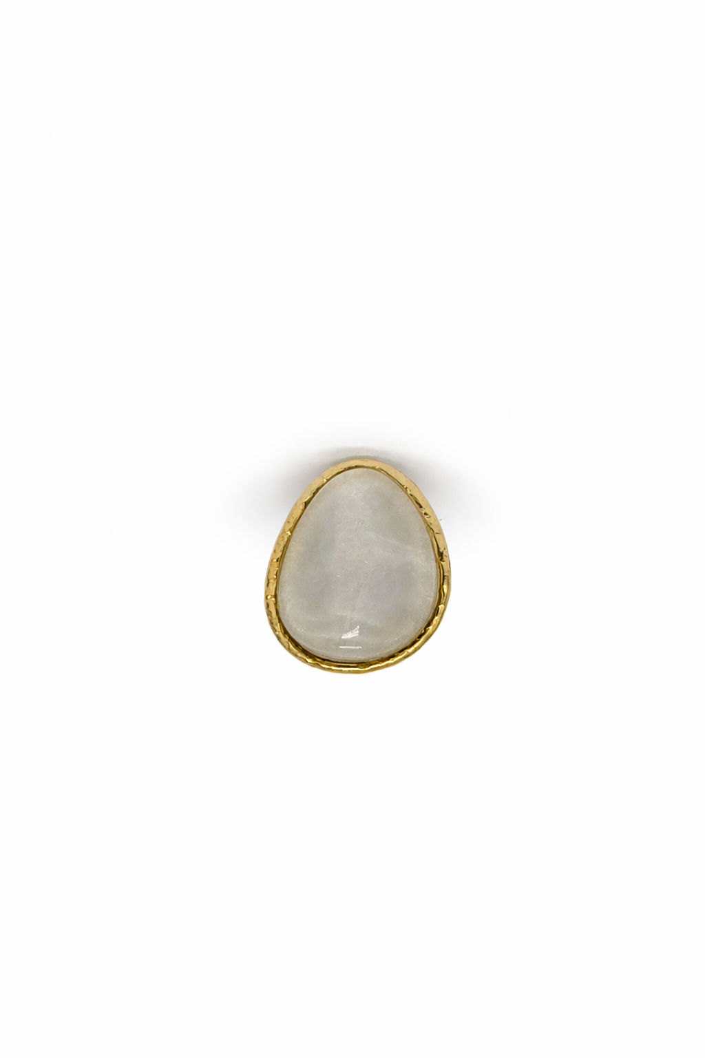 SEYENA Bague Acier Doré avec sa pierre· La Sélection Mohissa K