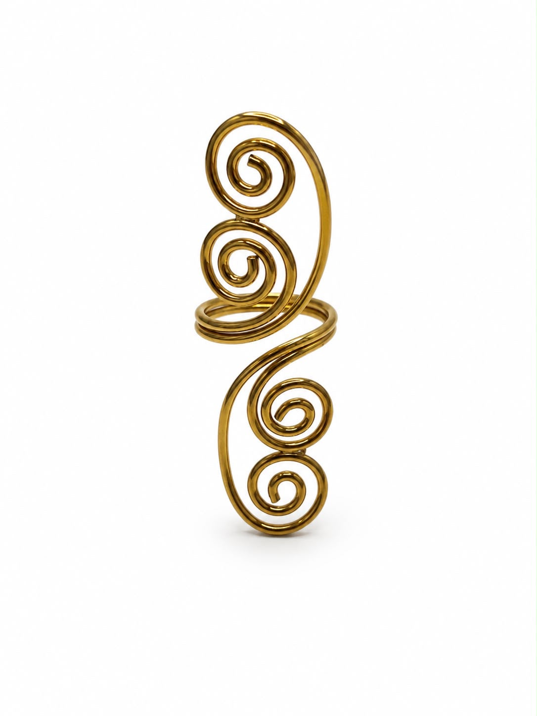 SARATA Bague en bronze circulaire Terre Sénegal
