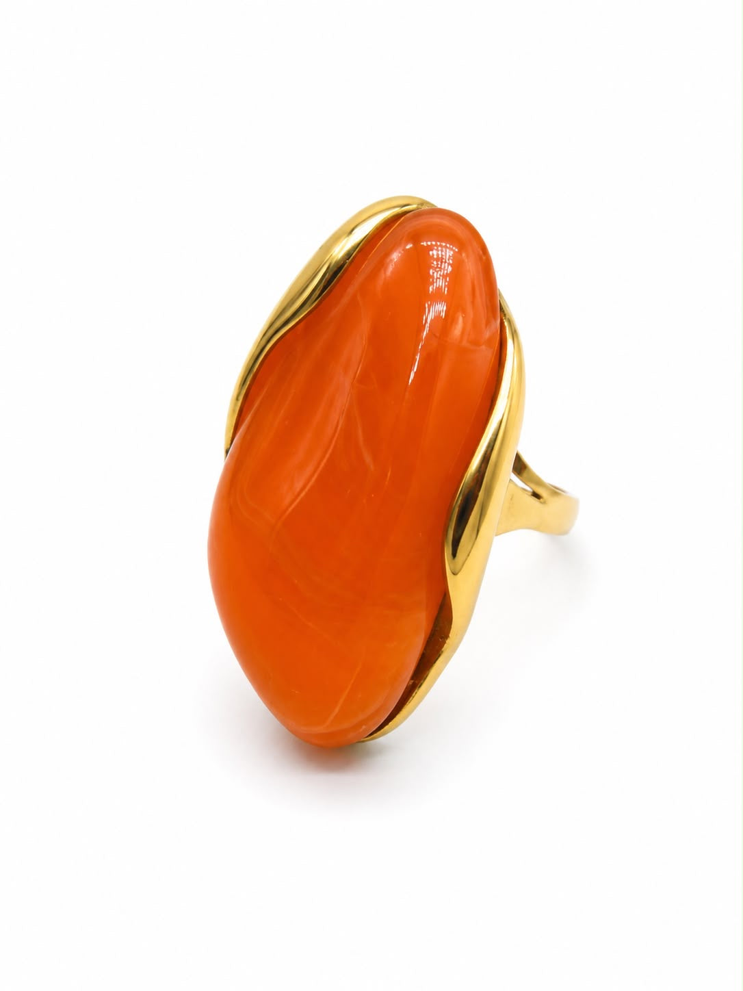 CORALIA Bague acier inoxydable forme géométrique La sélection Mohissa K