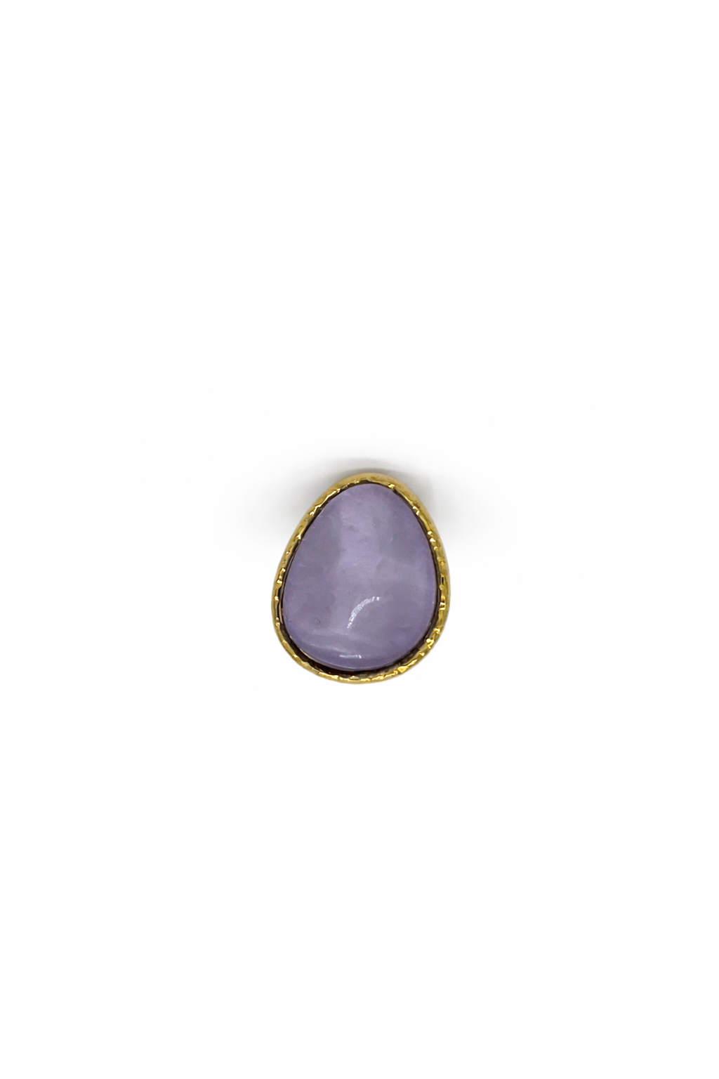 SEYENA Bague Acier Doré avec sa pierre· La Sélection Mohissa K