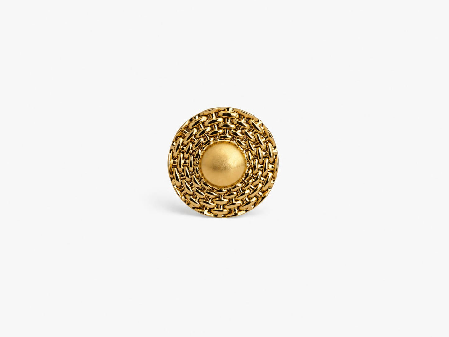 LYNEA Bague en acier inoxydable design circulaire La Sélection Mohissa K