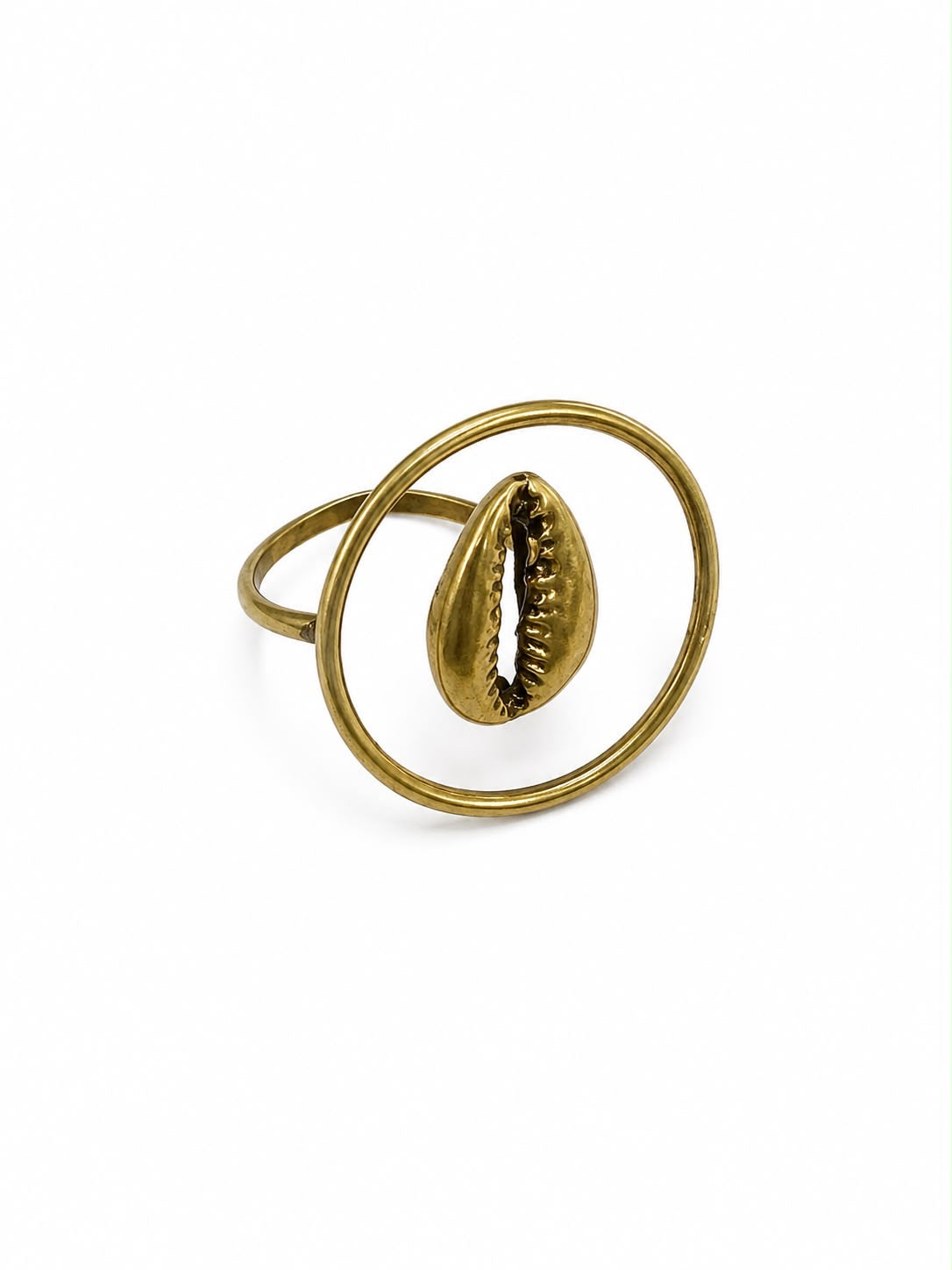 NAIA Bague Coquillage Terre kenya