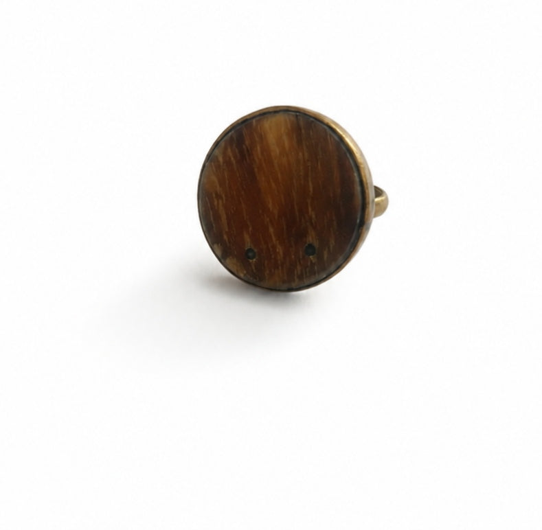 BINTA Bague en Bronze Terre Kenya