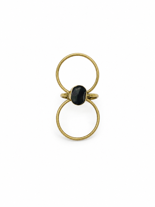 Lounaya Bague Ethnique en Bronze • Terre Kenya