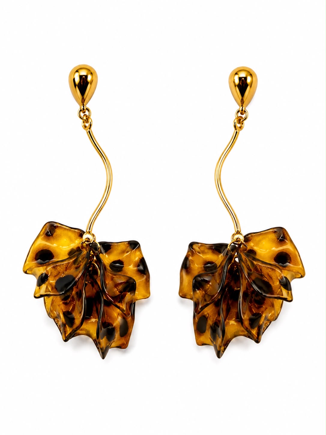 AMBRE Boucle d’Oreille motif Léopard - La Sélection Mohissa K