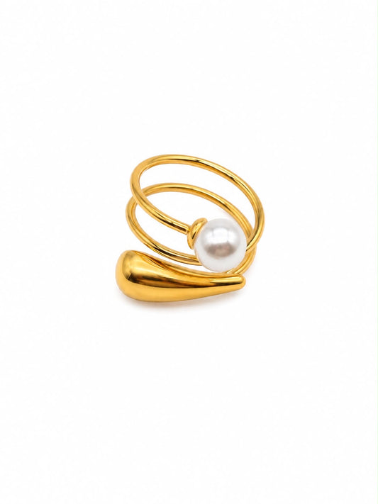 AWA Bague Acier Inoxydable trois anneaux La sélection Mohissa K