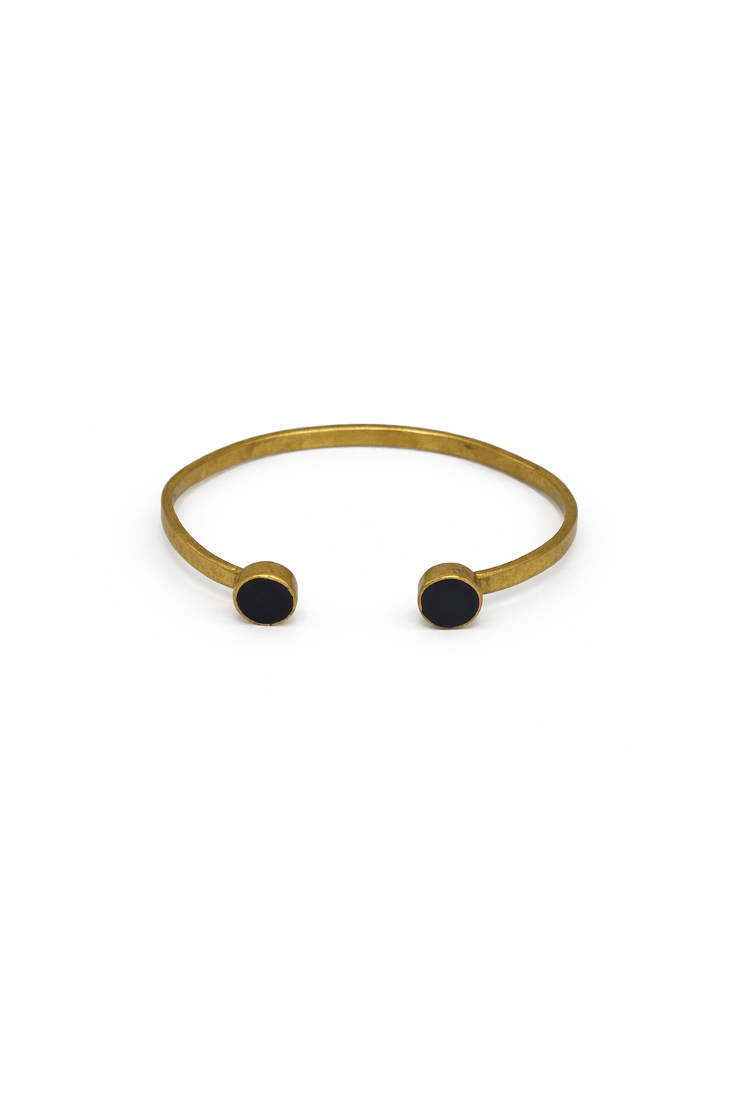TUMI · Bracelet Laiton Onyx Noir · Bijou Ethnique Kenya · Mohissa K