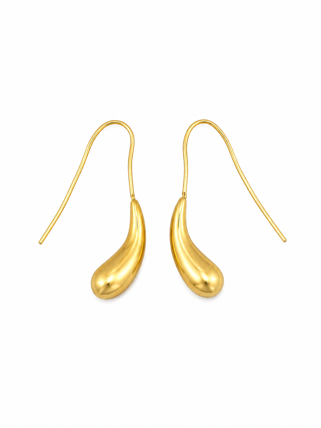 OUMOU Boucle d'Oreille en acier inoxydable pendante • Terre Kenya