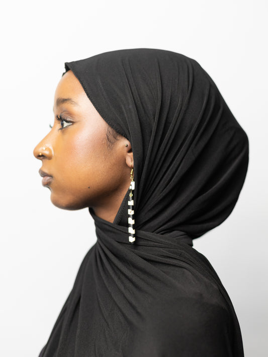 Boucles d'Oreilles Pendantes Élégantes en laiton doré et Os - Raffinement Intemporel