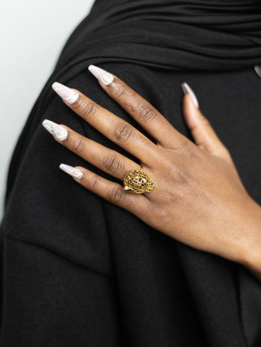Bagues bijoux  Minimaliste tête de félin pour un Style Moderne - Acier inoxydable