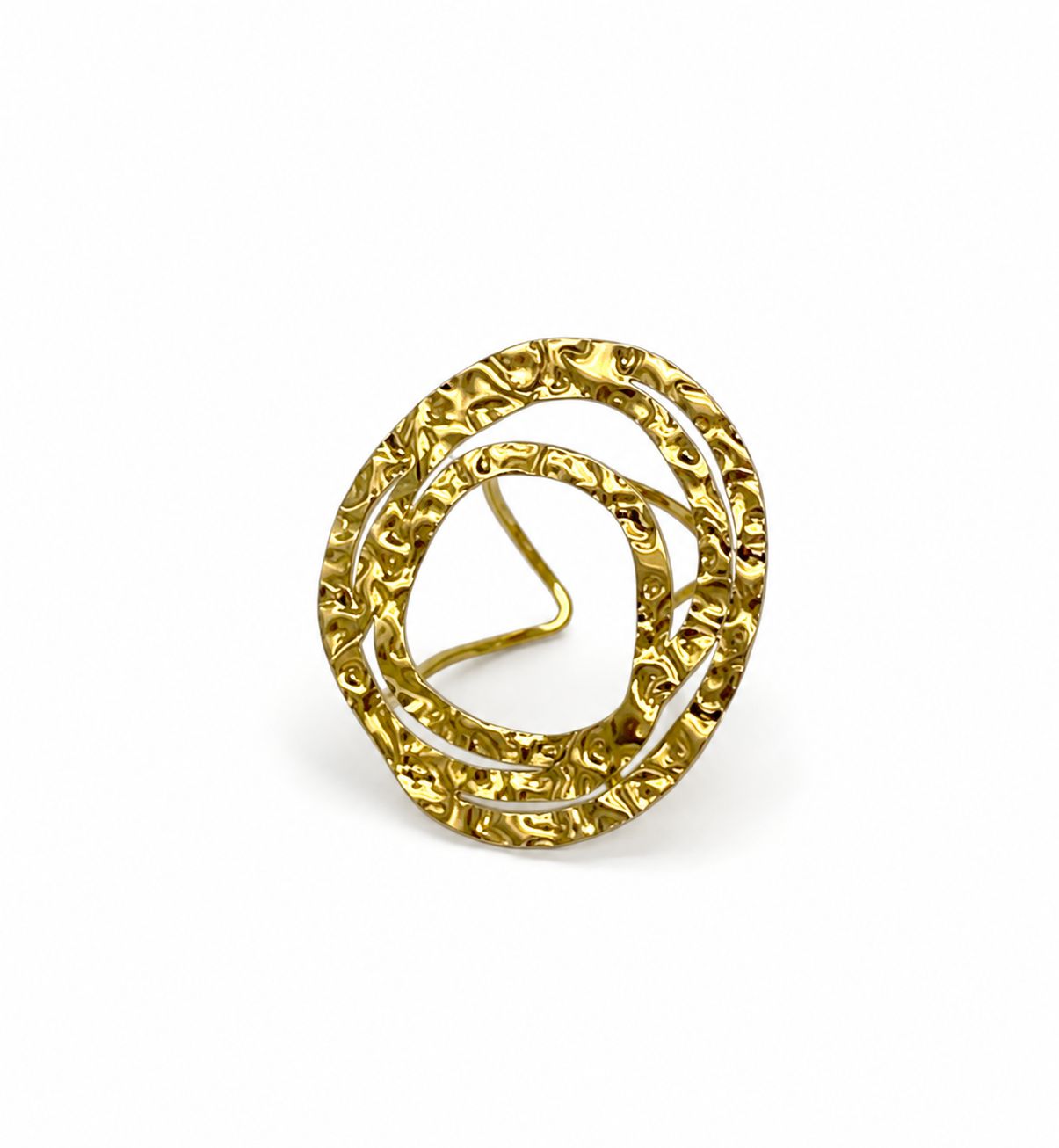 AFI bague en acier inoxydable a forme organique La sélection Mohissa k