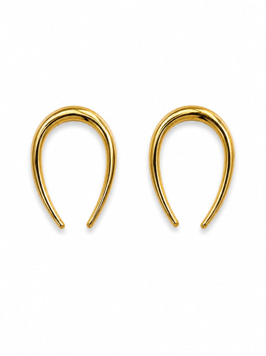 DALILA Boucles d'oreilles forme d'arches acier inoxydable  SELECTION MOHISSAH K